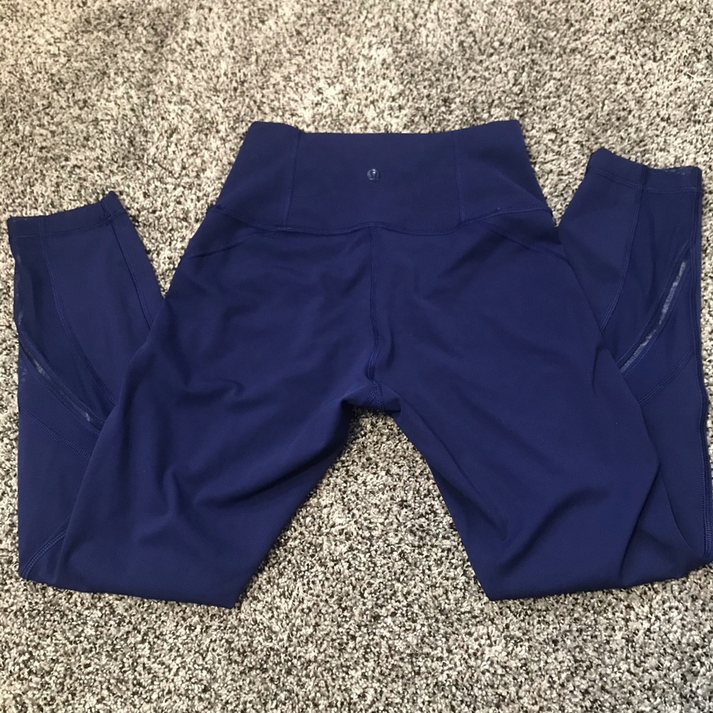 Lululemon mesh 7/8 leggings